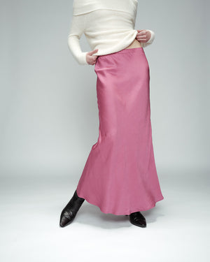 FALDA SATIN ROSA ORIENT T.CH -25%
