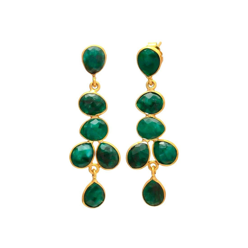 ARETES NARCISO VERDES