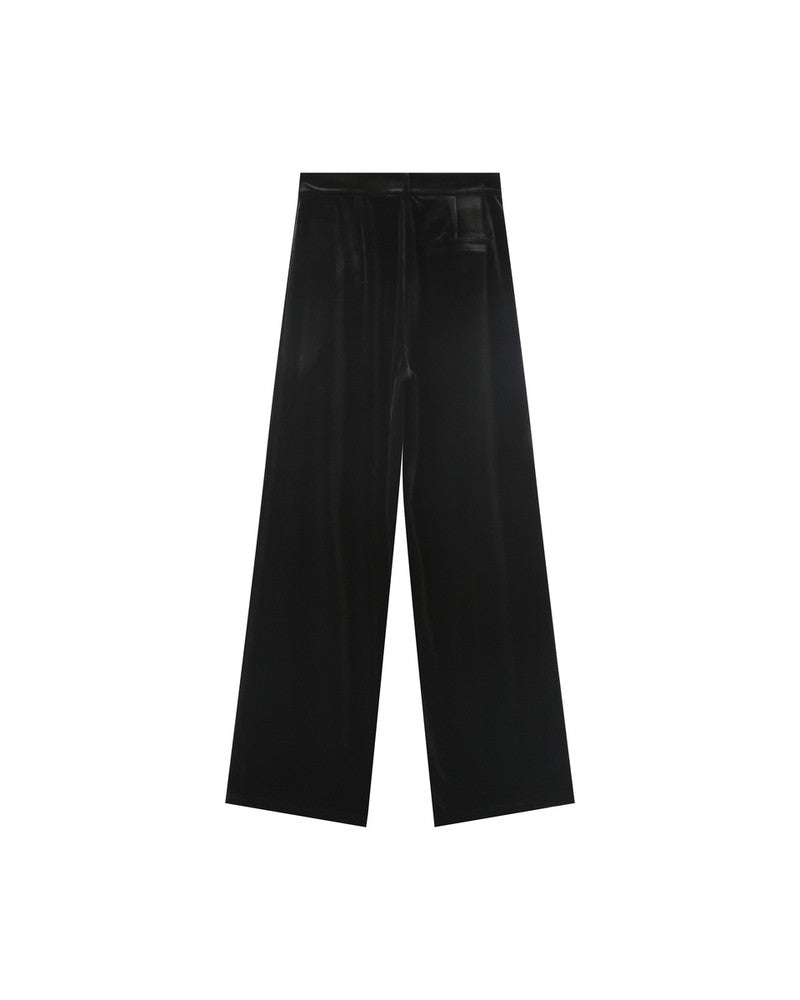 PANTALÓN VELVET NEGRO OLIVE