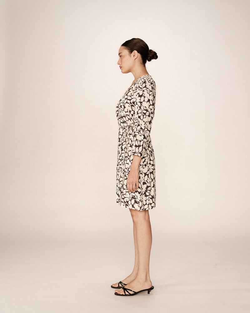 VESTIDO CORTO MANGA LARGA PERCY