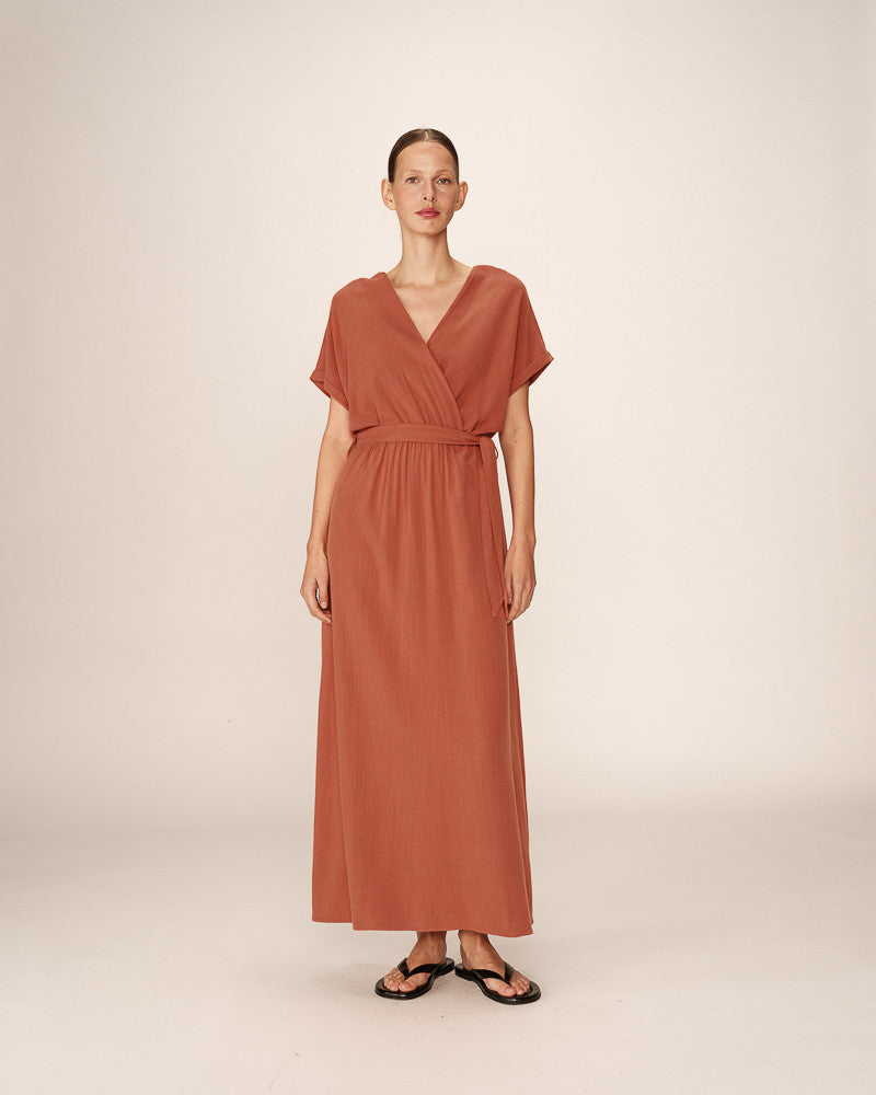 VESTIDO POLLEN TERRACOTA