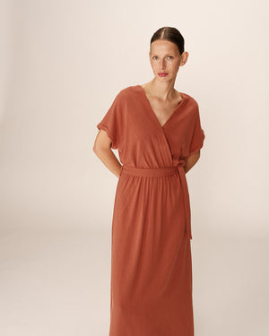 VESTIDO POLLEN TERRACOTA