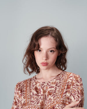 VESTIDO CORTO NOLAN BEIGE -25% XCH o G