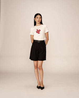 PLAYERA BLANCA LOVE