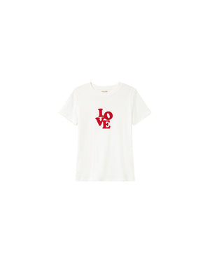 PLAYERA BLANCA LOVE