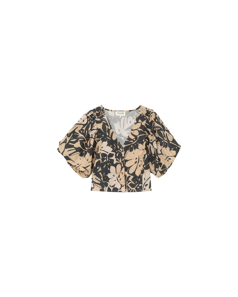 BLUSA PINEAPPLE ESTAMPADA