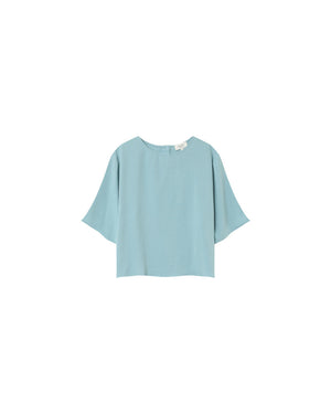 BLUSA PAPRIKA AZUL MANGA 3/4
