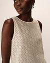 TOP DE ENCAJE BLANCO PASSIONNEE