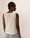 TOP DE ENCAJE BLANCO PASSIONNEE