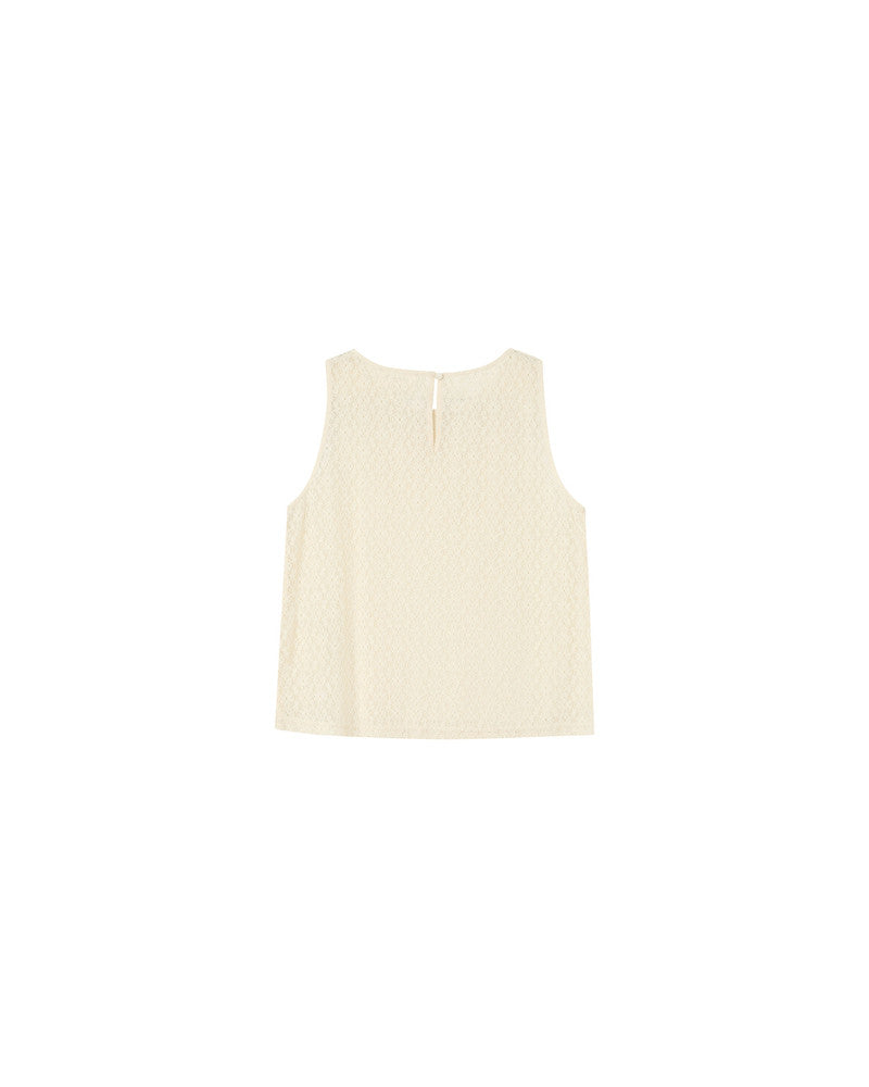 TOP DE ENCAJE BLANCO PASSIONNEE