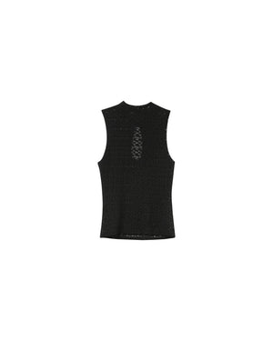 TOP PETITE DE ENCAJE NEGRO (XCH)