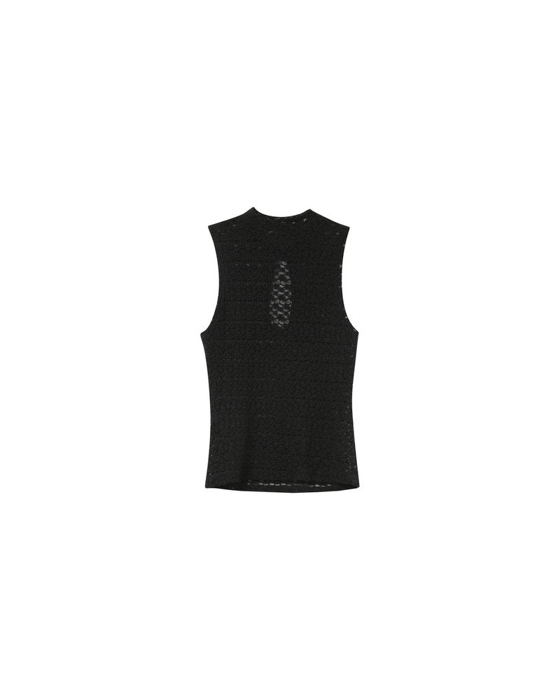 TOP PETITE DE ENCAJE NEGRO (XCH)